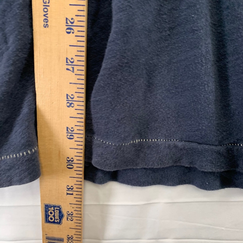 Todd Snyder x Champion T-Shirt Mens L Navy Blue Graphic Logo Slub Cotton Canada - Picture 5 of 10